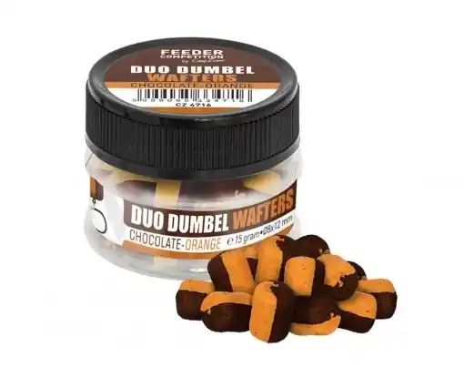 Speciální Cena Carp Zoom Duo Dumbells Wafters - 15 g / Czekolada-Pomarańcza