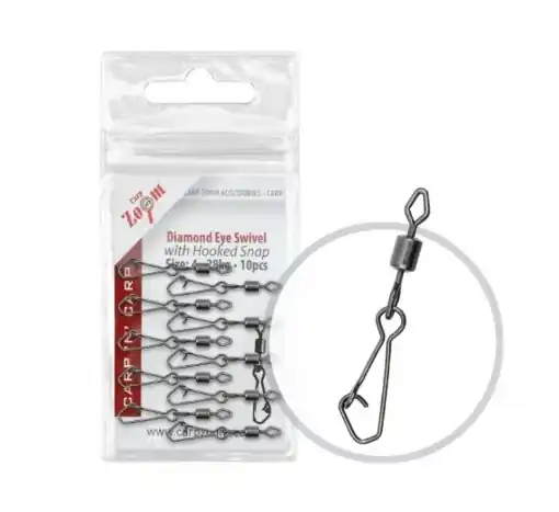 Carp Zoom Krętlik z Agrafką - 10 szt. / R6 Omezená Nabídka
