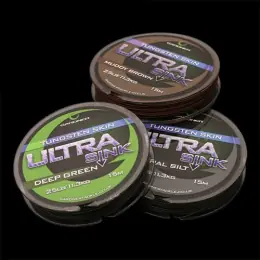 Gardner Splétaná šnůra Ultra Sink Tungsten 15m 25lb (11,3 kg) Muddy Brown Tovární Cena