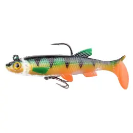 SPRO - Powercatcher Super Natural Baitfish s jigem a háčkem 8cm - Perch Gloss Must-Have