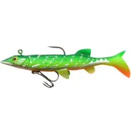 SPRO - Powercatcher Super Natural Baitfish s jigem a háčkem 14cm - Pike Toxic Bezpečná Platba