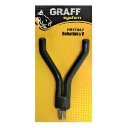 GRAFF - Rohatinka plastová tvar V černá Nejprodávanější