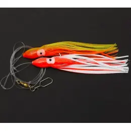 Must-Have RON THOMPSON - Návazec Sea rig 10 / octopus 12cm glow / háček vel. 5/0 / vlasec 0,60mm