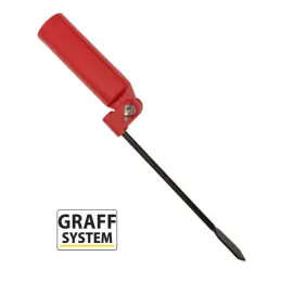 Poslední Šance GRAFF - Držák prutu sklopný - Červený