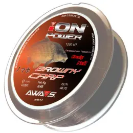 Novinka AWA-SHIMA - Silon ION Power Browny Carp 1200m
