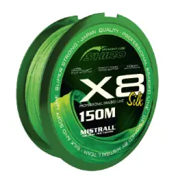 Expresní Doručení SHIRO - Spletaná šňůra SHIRO X8 - Zelená - 150m