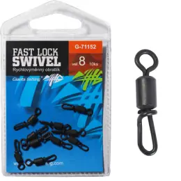 Jen Po Omezenou Doba Giants fishing Rychlovýměnný obratlík Fast Lock Swivel, vel.8/10ks