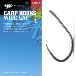 Super Cena Giants fishing Háček s očkem Wide Gap 10ks