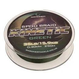 Gardner Splétaná šňůra Kinetic Spod Braid, 250m, 35lb (15.9kg) 0.30mm Dokud Zásoby Vydrží