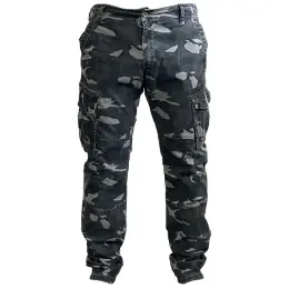Super Cena LOSHAN - Kalhoty Camou - grey