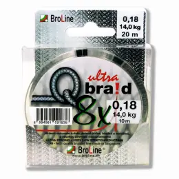 Nová Kolekce BROLINE - Q-braid ultra černá 2x10m