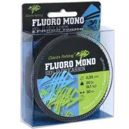 Speciální Cena Giants fishing Návazcový vlasec 100% Fluorocarbon 30m