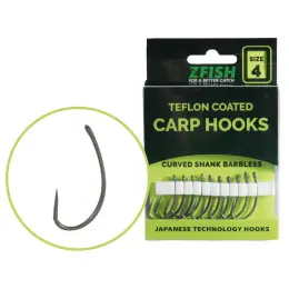 Originální Zfish Teflonové Háčky Curved Shank BL