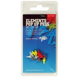 Ověřený Giants fishing Kolíček s očkem Elements Pop-Up Pegs Clear, 10ks