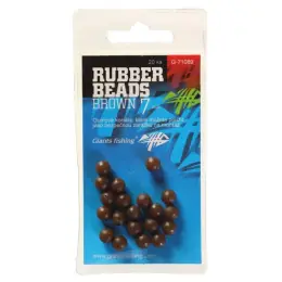 Giants fishing Gumové kuličky Rubber Beads Hnědé Ihned K Objednání
