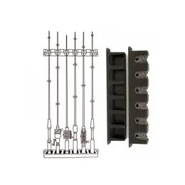 Přímo Od Výrobce SPRO - Držák prutů na stěnu Vertical rod holder