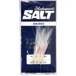 Cenový Hit Shakespeare - Návazec Flat jack lures háček vel. 2/0 - 60lb - bílá