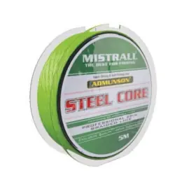 MISTRALL- Šňůrka s ocelovým jádrem Amundson Steel Core Green 5m Bezpečná Platba