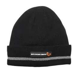 SAVAGE GEAR - Čepice reflex beanie Black/White Nejprodávanější