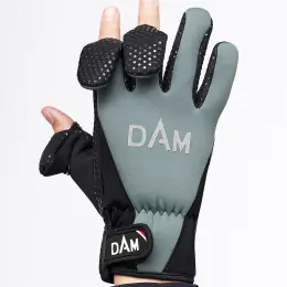 DAM - Rukavice Neoprene fighter glove, black / gray Zlevněný