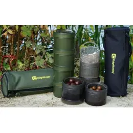 RidgeMonkey Dipovací kelímky Modular Hook Baits Pots Black Speciální Cena