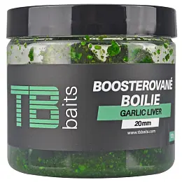 TB baits - Boosterované boilie 120g / 24mm - garlic liver Výprodej Výprodej