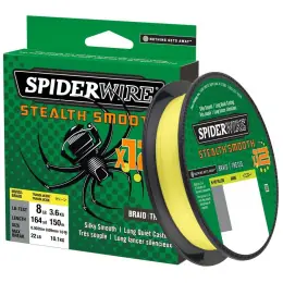 SPIDERWIRE - Šňůra Stealth smooth 12 - hi-vis yellow Horká Nabídka