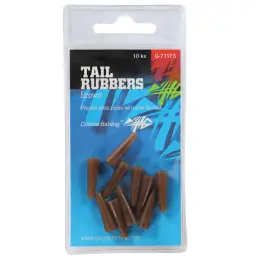 Giants fishing Převlek na závěsku Tail Rubbers Brown/10pc ( 20mm ) 10ks Aktuální
