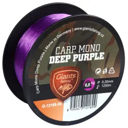 Výprodej Giants fishing Vlasec Carp Mono Deep Purple 1200m