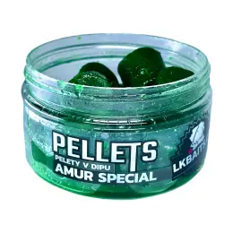 LK Baits - Pelety v dipu Amur Special 17mm, 60g Nejprodávanější