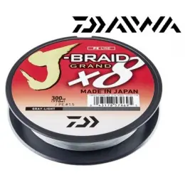 Značkový DAIWA - Šňůra J-Braid GRAND X8 Gray-Light, 135m