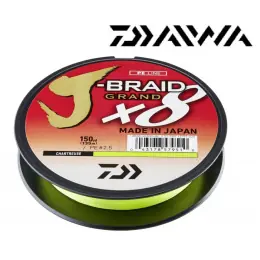 Dokud Zásoby Vydrží DAIWA - Šňůra J-Braid GRAND X8 Chartreuse, 135m