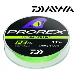 DAIWA - Šňůra Prorex UL finesse braid PE 135m Rychlé Dodání