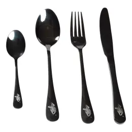 Poslední Šance Giants fishing Sada příborů černý nerez Cutlery SS 410 ( 4pc - set )