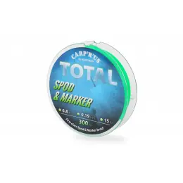 Akce Carp‘R‘Us Splétaná šňůra Total Spod & Marker Braid Fluo Green 0,19mm, 15lb, 300m