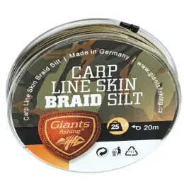 Expresní Doručení Giants fishing Svlékací šnůra Carp Line Skin Braid 20m/25Lb/Silt