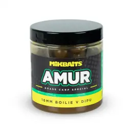 Nejlepší Volba Mikbaits - Amur range, amur boilie v dipu 16mm / 250ml