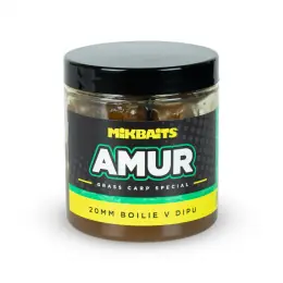 Mikbaits - Amur range, amur boilie v dipu 20mm / 250ml Ověřený