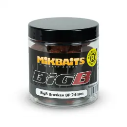 Mikbaits - Rozpusté Boilie Big 250ml, 24mm - BigB Broskev Black peper Výprodej