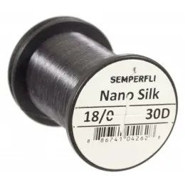 HANÁK - Vázací nit Semperfli Nano Silk 18/0 Hnědá, 100m Vrácení Zdarma