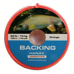 HANÁK - Backing 100m / 14kg - Fluo Dokud Zásoby Vydrží
