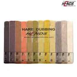 Objednat Nyní HENDS - Hare dubbing box, 12 barev - Tmavý