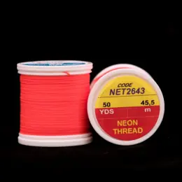 Horká Nabídka HENDS - Nit neon Thread 45,5m - Fluo červená