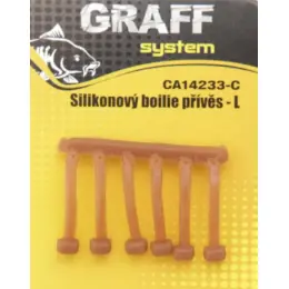 GRAFF - Silikonový boilie přívěs - M 2ks hnědá Expresní Doručení
