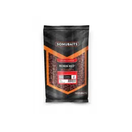 Super Cena SONUBAITS - Pelety Feed (drilled) pellets 8mm, 900g, Robin Red