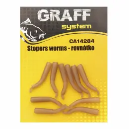 GRAFF - Stopers worm, rovnátko hnědá, 10ks Nová Kolekce