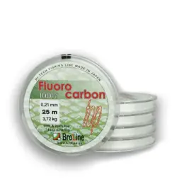 BROLINE - Fluocarbon 100% - 0,17mm - 25m - 2,95kg 2 balení Jen Po Omezenou Doba