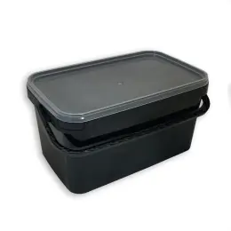 Vrácení Zdarma CADOX - Kbelík obdélníkový černý - 10l