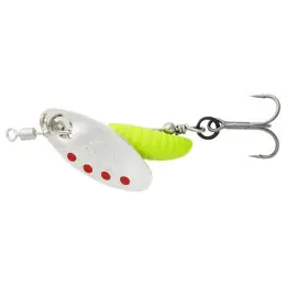 SAVAGE GEAR - Třpytka Grub Spinner - Silver Red Lime Super Cena