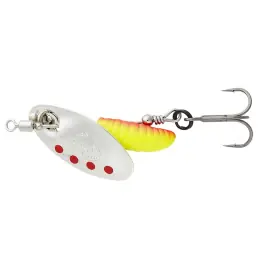 Jen Po Omezenou Doba SAVAGE GEAR - Třpytka Grub Spinner - Silver Red Yellow